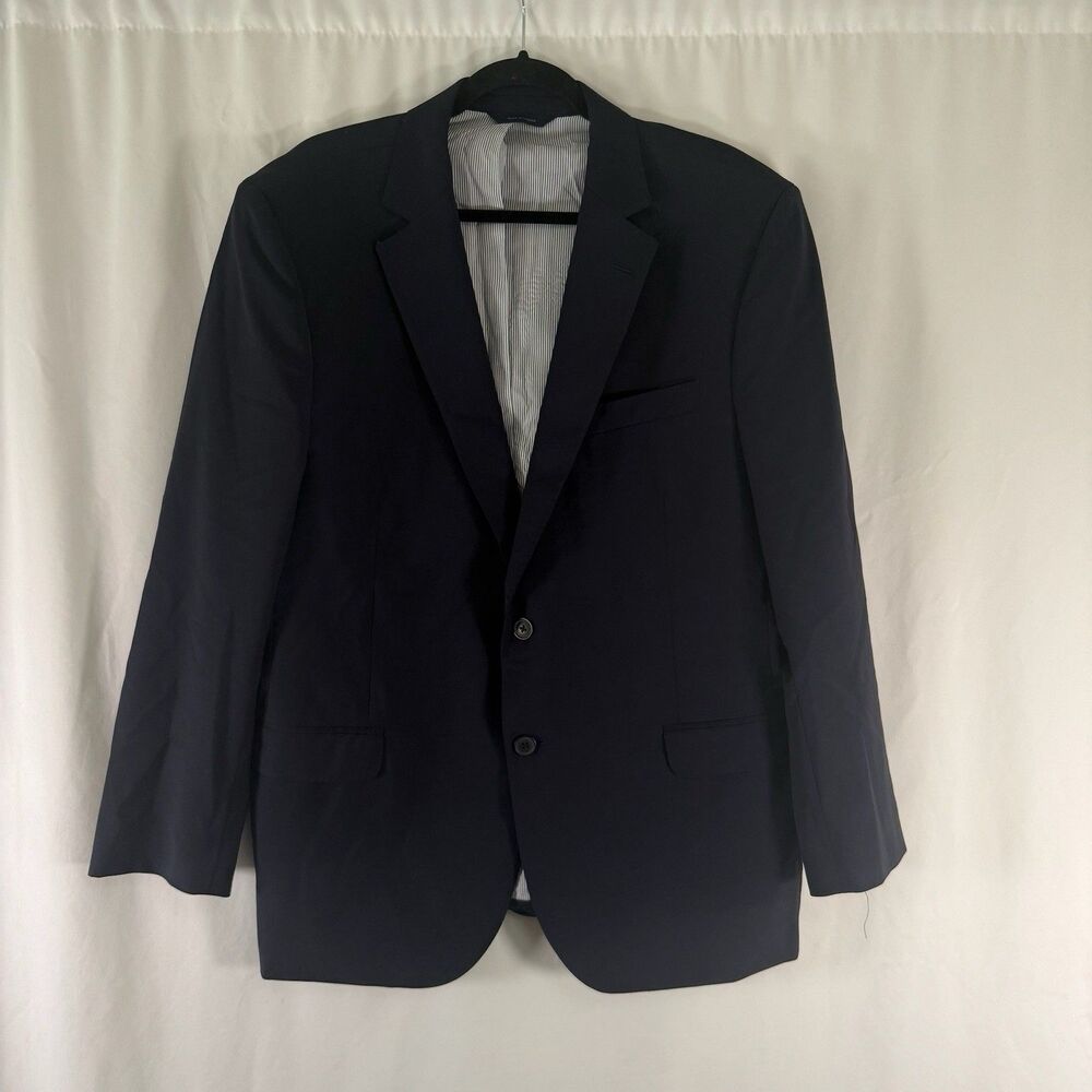 Brooks Brothers Wool Blend Blazer Men's 44S Blue Explorer Madison Fit 2 Button